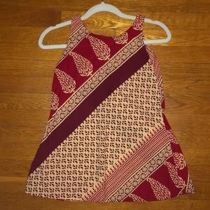 Patterned Tank Top from India